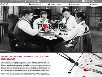 Conception site web à Saint-Jérôme pour Chummy Poker