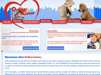 Conception site web à Saint-Jérôme pour Ordinacoeur