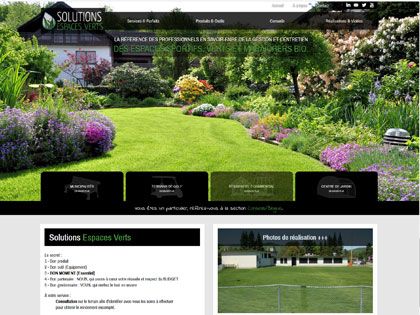 Conception site web à Saint-Jérôme pour Solutions Espaces Verts